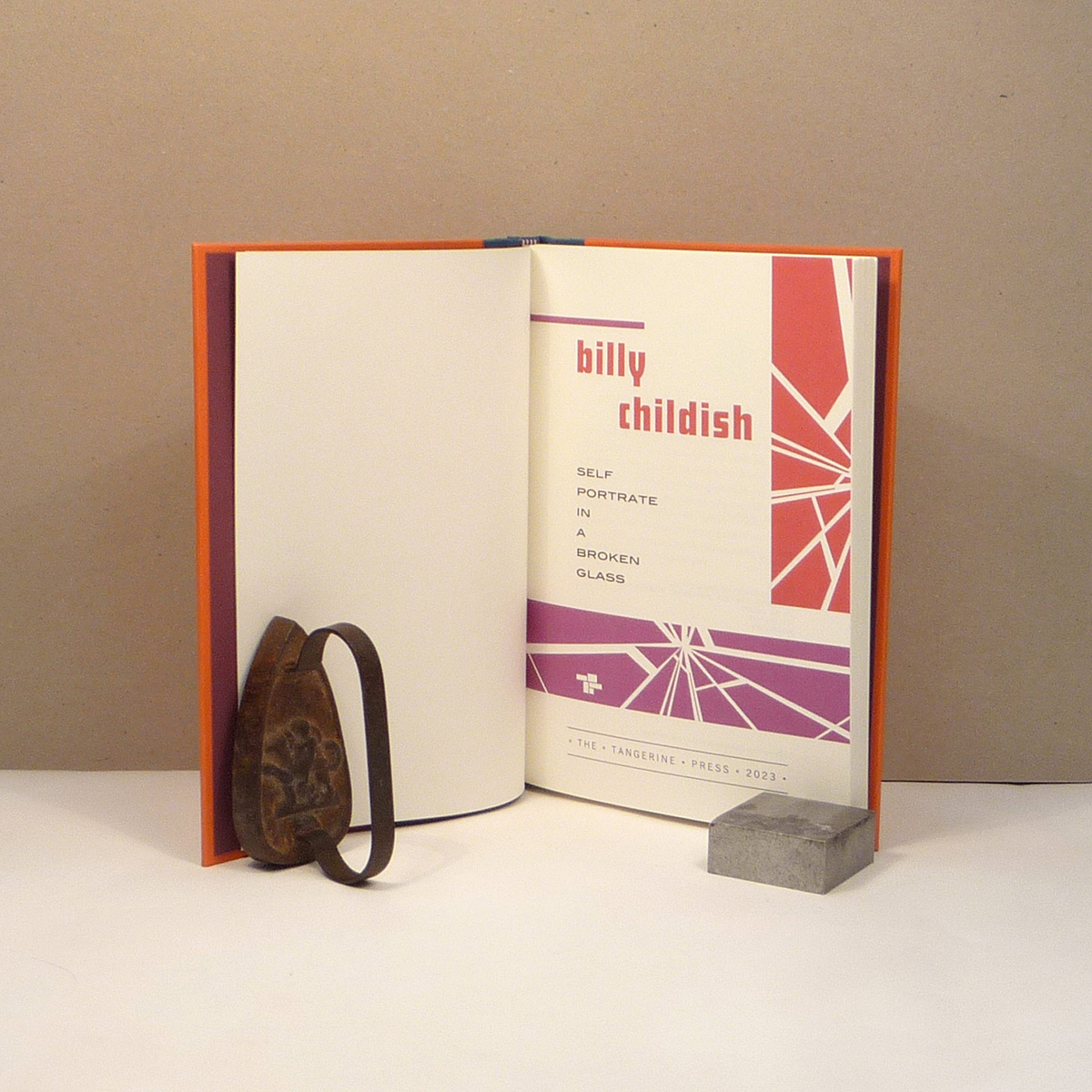 Billy Childish — Self Portrate in a Broken Glass — Tangerine Press