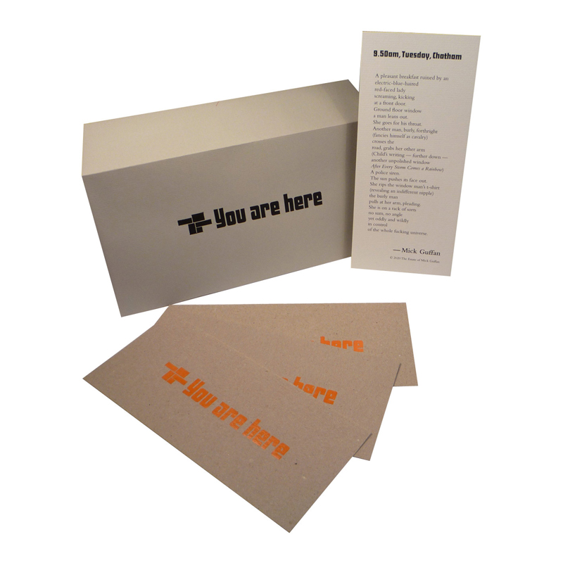 Tangerine Press — bookmarks & broadside