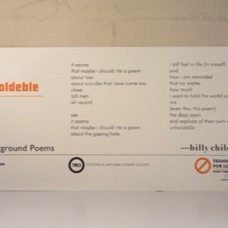 Billy Childish — unholdeble - Underground Poems