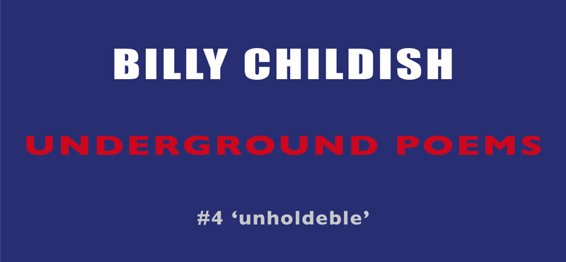 Billy Childish - unholdeble - Tangerine Press