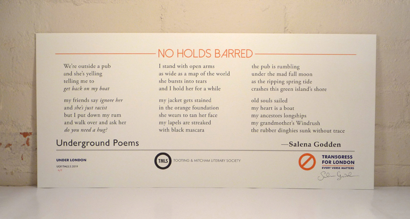 Salena Godden — No Holds Barred