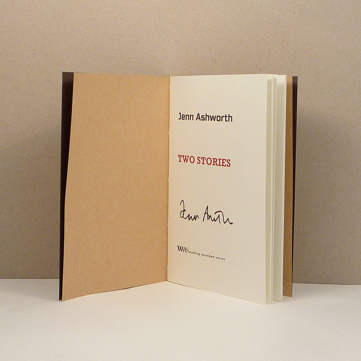 Jenn Ashworth — Two Stories — Tangerine Press