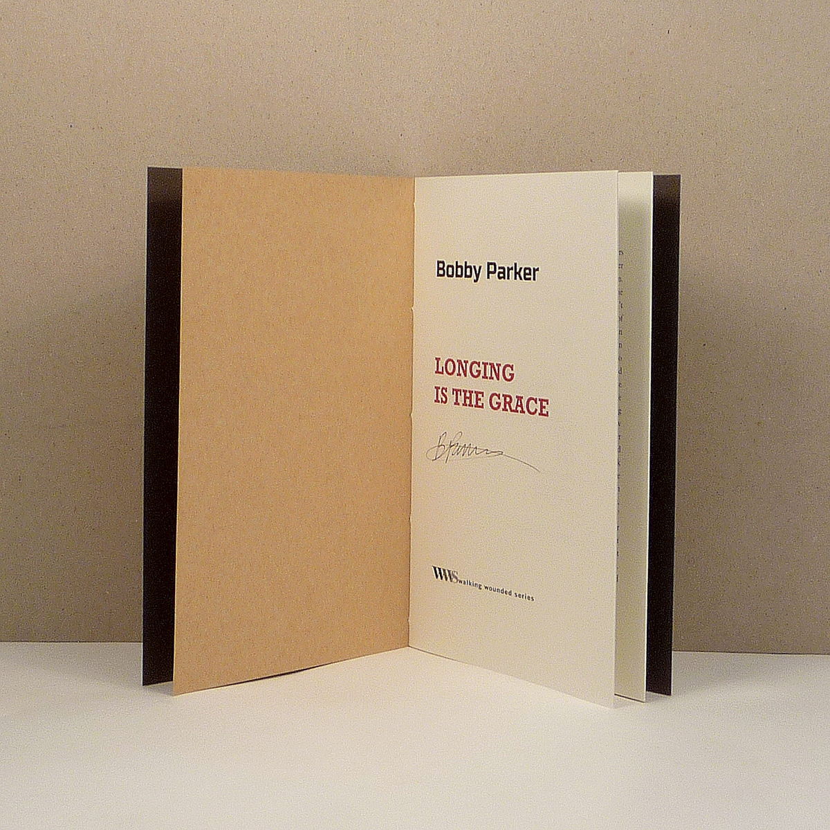 Bobby Parker — Longing is the Grace — Tangerine Press