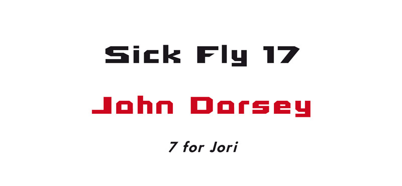 John Dorsey - 7 for Jori - Tangerine Press